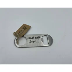 Personalisierter Flaschenöffner -  Edelstahl Schlüsselanhänger