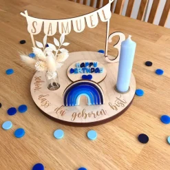 Personalisierter Geburtstagsteller 