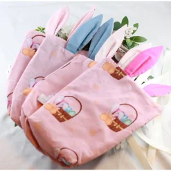 Personalisierter Geschenkbeutel für Ostern für Erwachsene „Ei feel good“ - Rosa