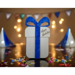 Personalisierter Geschenkkarten-/Gutscheinkartenhalter Holz | mit Gravur | Herzform, Querformat oder Hochkant | Geschenk