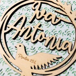 Personalisierter Holz Cake Topper Taufe/Kommunion/Konfirmation