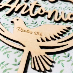 Personalisierter Holz Cake Topper Taufe/Kommunion/Konfirmation