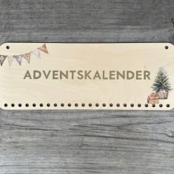 Personalisierter Holz-Adventskalender