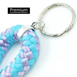 personalisierter Schlüsselanhänger für Patenonkel, Segeltau 34 Farben