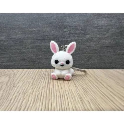 Personalisierter Schlüsselanhänger mit Namen – Hasen Anhänger – Namen Schlüsselanhänger, Geschenkidee, Ostern