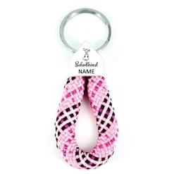 Personalisierter Schlüsselanhänger Schulkind mit Name – Glücksbringer zur Einschulung & für den Schulranzen (Nr.2)