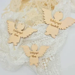 Personalisierter Schutzengel | Schutzengel Taufe | Geschenk Geburt | Schutzengel aus Holz | verschiedene Größen | Schutz