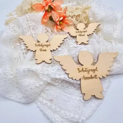 Personalisierter Schutzengel | Schutzengel Taufe | Geschenk Geburt | Schutzengel aus Holz | verschiedene Größen | Schutz