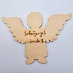 Personalisierter Schutzengel | Schutzengel Taufe | Geschenk Geburt | Schutzengel aus Holz | verschiedene Größen | Schutz