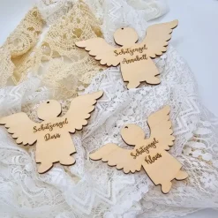 Personalisierter Schutzengel | Schutzengel Taufe | Geschenk Geburt | Schutzengel aus Holz | verschiedene Größen | Schutz