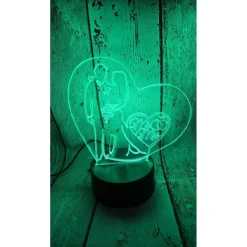 Personalisiertes Acrylglas Herz zur Hochzeit mit Wunschgravur – Unvergessliches Geschenk für Brautpaare