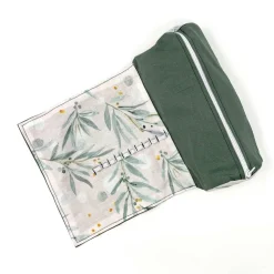 personalisiertes Federmäppchen Schule - grün - Stiftemäppchen mit Namen Gummiband, Geschenk Studentin, Mäppchen Mädchen