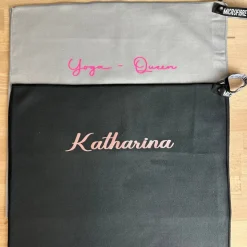 Personalisiertes Fitnesshandtuch bedruckt, Geschenkidee, Sport, Yoga, Schwimmen, Gym, Geburtstagsgeschenk, Mikrofaser