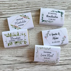 Personalisiertes Gastgeschenk zur Einschulung | Schokolade mit Namen & Datum zum Schulanfang