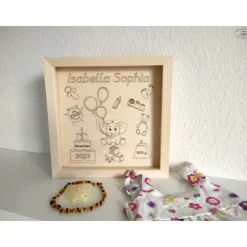 Personalisiertes Geburtsgeschenk / Babygeschenk