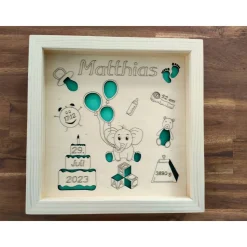 Personalisiertes Geburtsgeschenk / Babygeschenk
