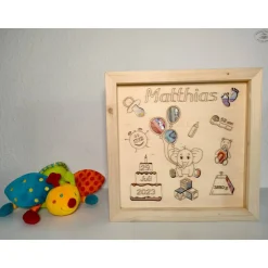 Personalisiertes Geburtsgeschenk / Babygeschenk