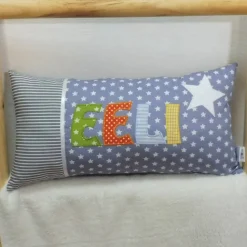 Personalisiertes Geburtskissen mit Namen & Geburtsdaten – Geschenk zur Geburt & Taufe
