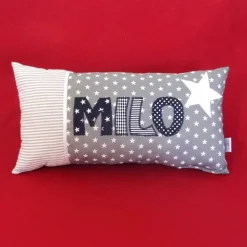 Personalisiertes Geburtskissen mit Namen & Geburtsdaten – Geschenk zur Geburt & Taufe