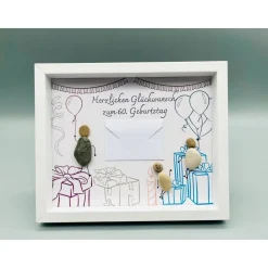 Personalisiertes Geburtstagsgeschenk Wanddeko Custom Wandbild Geburtstag Geldgeschenk zum Geburtstag WunscherfüllerGeld