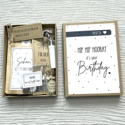 Personalisiertes Geburtstagsgeschenk für Frauen, Geschenkbox zum Geburtstag für Freundin, Schwester, Mutter, 21
