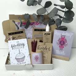 Personalisiertes Geburtstagsgeschenk für Frauen, Schwester, Mama und Freundin, Geschenk zum Geburtstag mit Trockenblumen