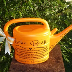 Personalisiertes Geburtstagsgeschenk, Glückwunsch für Freundin, Mama, Oma, Nachbarin oder Kollegin Gießkanne