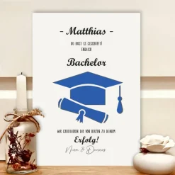 Personalisiertes Geldgeschenk Abschluss – Bilderrahmen zur Motivation & Erinnerung (Abitur, Bachelor, Master, Staatsexamen, Ausbildung)