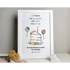 Personalisiertes Geldgeschenk zum Geburtstag - Motiv Torte