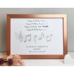Personalisiertes Geldgeschenk zum Geburtstag - Motiv Geburtstagslied