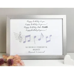 Personalisiertes Geldgeschenk zum Geburtstag - Motiv Geburtstagslied