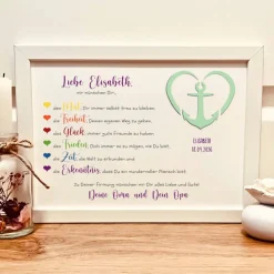 Personalisiertes Geldgeschenk zur Firmung - Firmungsgeschenk Bilderrahmen - Verpackung Geld im Bild