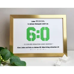 Personalisiertes Geldgeschenk zum Geburtstag - Motiv Heimspiel
