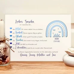 Personalisiertes Geldgeschenk zur Jugendweihe – Andenken & Geschenkidee für Jungen