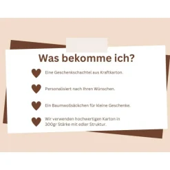 Personalisiertes Geldgeschenk zum Geburtstag – Geschenkbox mit Namen & Ballons | Inklusive Glückwunschkarte & Leinensäckchen