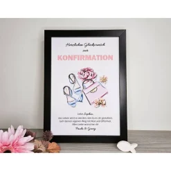 personalisiertes Geldgeschenk zur Konfirmation, Kommunion, Jugendweihe - Motiv Beauty