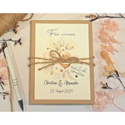 Personalisiertes Geldgeschenk zur Hochzeit – Vintage Hochzeitsgeschenk mit Rosen & Geschenkbox