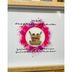 Personalisiertes Geschenk Freundin | Geschenk für deine beste Freundin | Lieblingsmensch | Freundschaft | Geburtstagsges