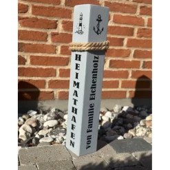 Personalisiertes Geschenk zum Einzug – Handgefertigte Deko für Haus & Garten mit Wunschtext