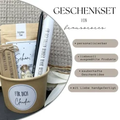 Personalisiertes Geschenkset für Frauen gefüllt, Geschenkset Kerze, Geschenkidee Frau, Geburtstagsgeschenk, Mitbringsel