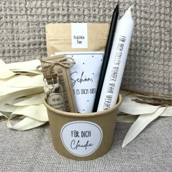 Personalisiertes Geschenkset für Frauen gefüllt, Geschenkset Kerze, Geschenkidee Frau, Geburtstagsgeschenk, Mitbringsel