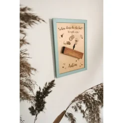 Personalisiertes Geschenk zur Geburt fürs Baby I Taufe I Stimmungsanzeiger I Geschenk für Eltern I lustiger Kreisel