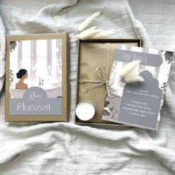 Personalisiertes Geschenk für Frauen, Kleine Auszeit, Wellness Geschenkbox, Selbstliebe