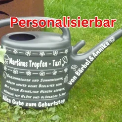 personalisiertes Geschenk zum Geburtstag , Rente, Einzug, Ostern, Weihnachten, Vatertag für Garten Gießkanne