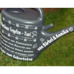 personalisiertes Geschenk zum Geburtstag , Rente, Einzug, Ostern, Weihnachten, Vatertag für Garten Gießkanne