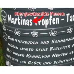 personalisiertes Geschenk zum Geburtstag , Rente, Einzug, Ostern, Weihnachten, Vatertag für Garten Gießkanne