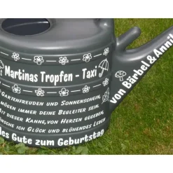 personalisiertes Geschenk zum Geburtstag , Rente, Einzug, Ostern, Weihnachten, Vatertag für Garten Gießkanne