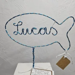 Personalisiertes Geschenk zur Kommunion, Taufe oder Geburt. Handmade