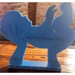 Personalisiertes Geschenk zur Geburt – Handgefertigt & Einzigartig aus Bio PLA