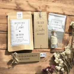 Personalisiertes Hochzeitsgeschenk für Brautpaar, Geschenkbox zur Hochzeit,